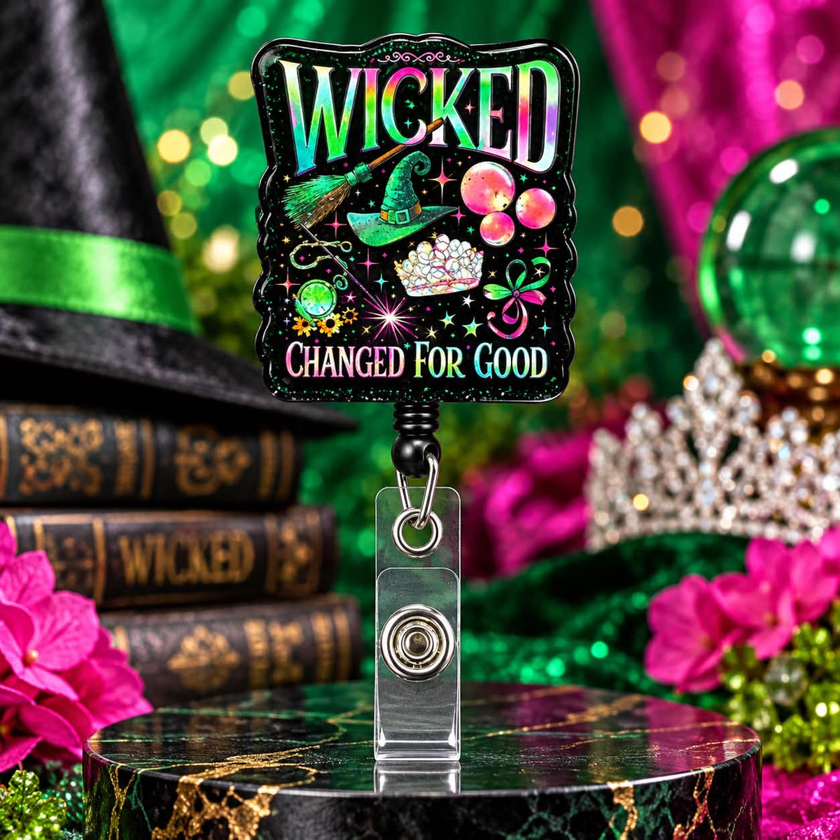Witches Changed For Good - Acrylic Badge Reel