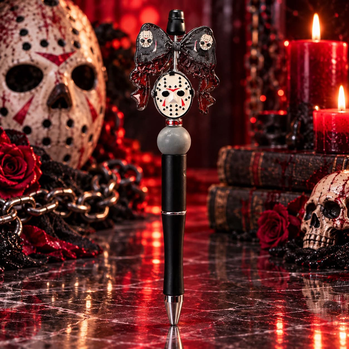 Hockey Mask Scary Guy - Fidget Pen