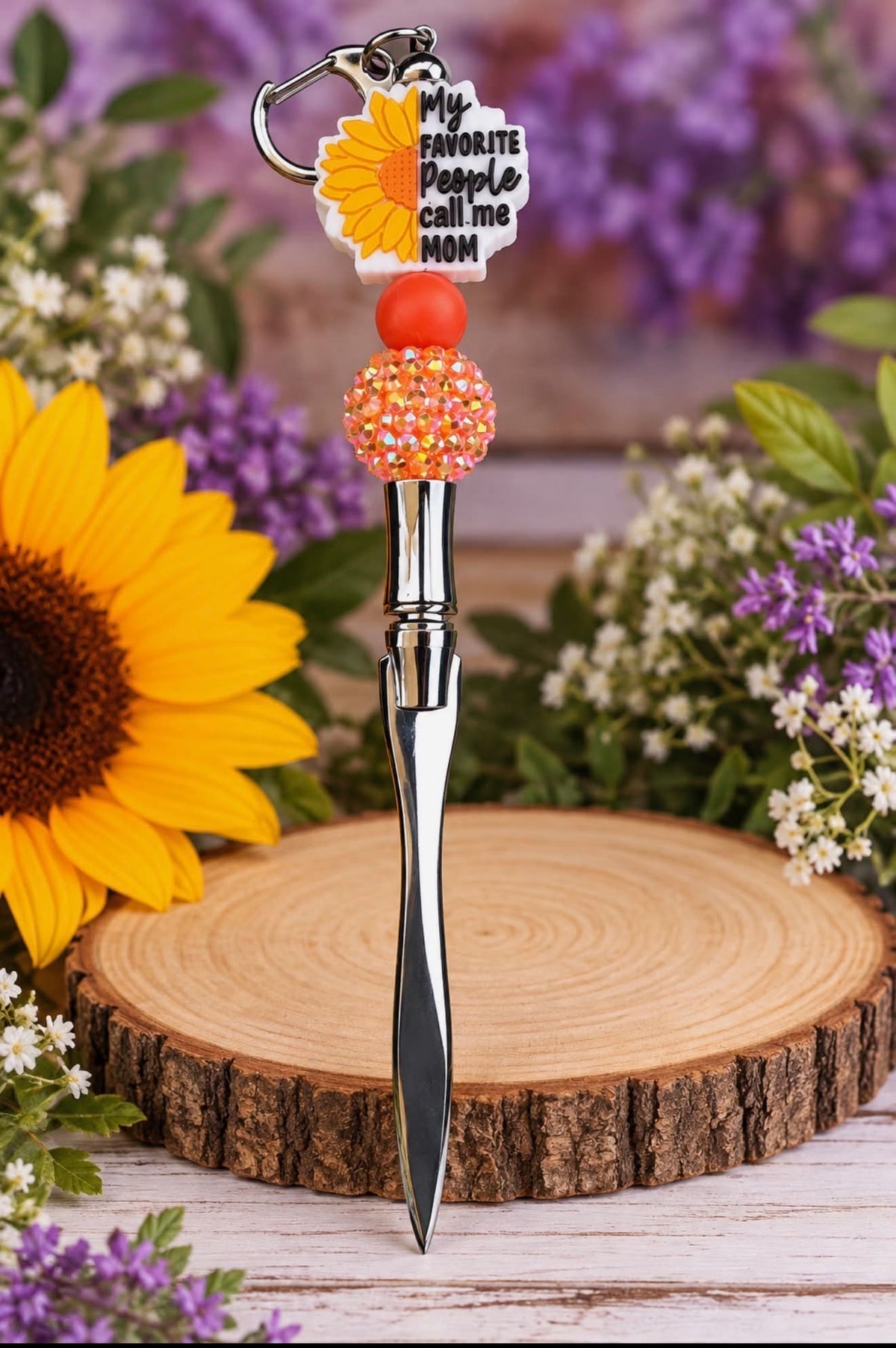 My Favorite People Call Me Mom - Silver Letter Opener
