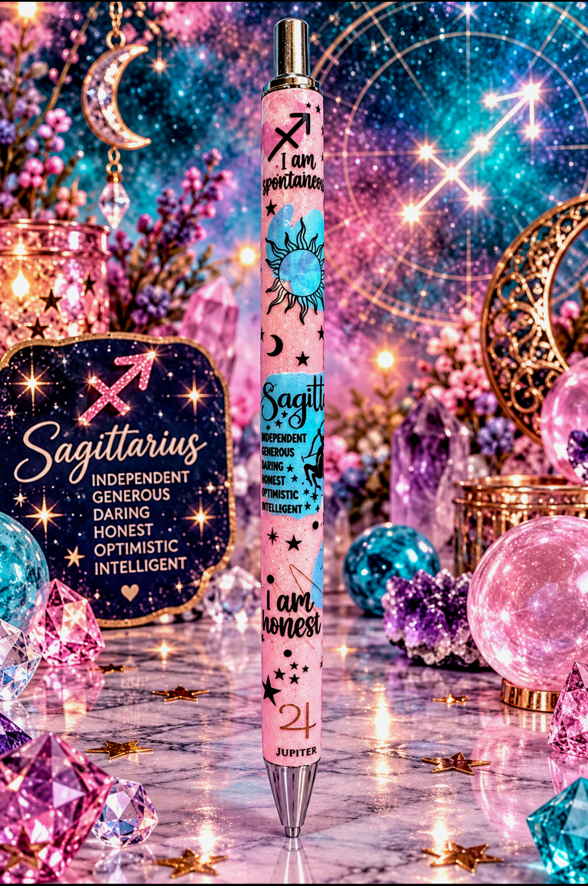 Sagittarius Zodiac - Glitter Pen