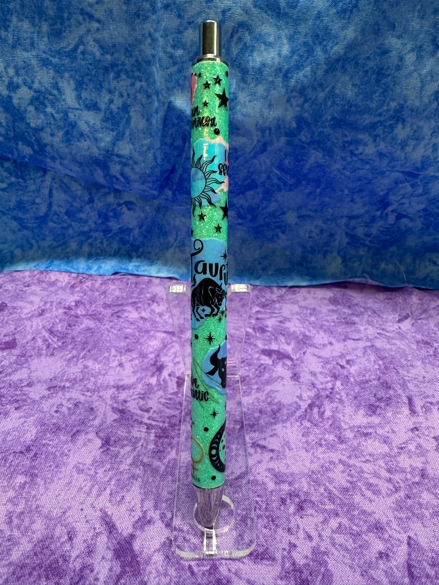 Taurus zodiac - Glitter pen