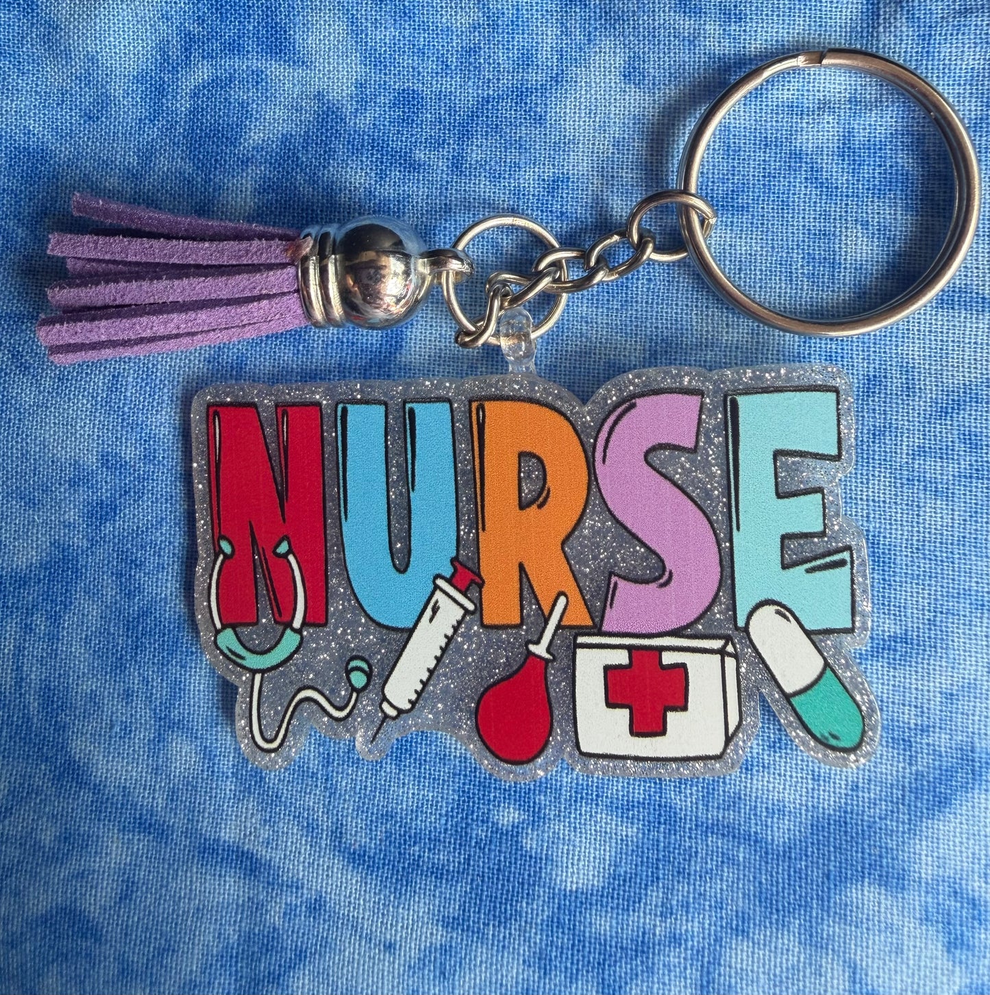 Nurse Purple - Acrylic Keychain