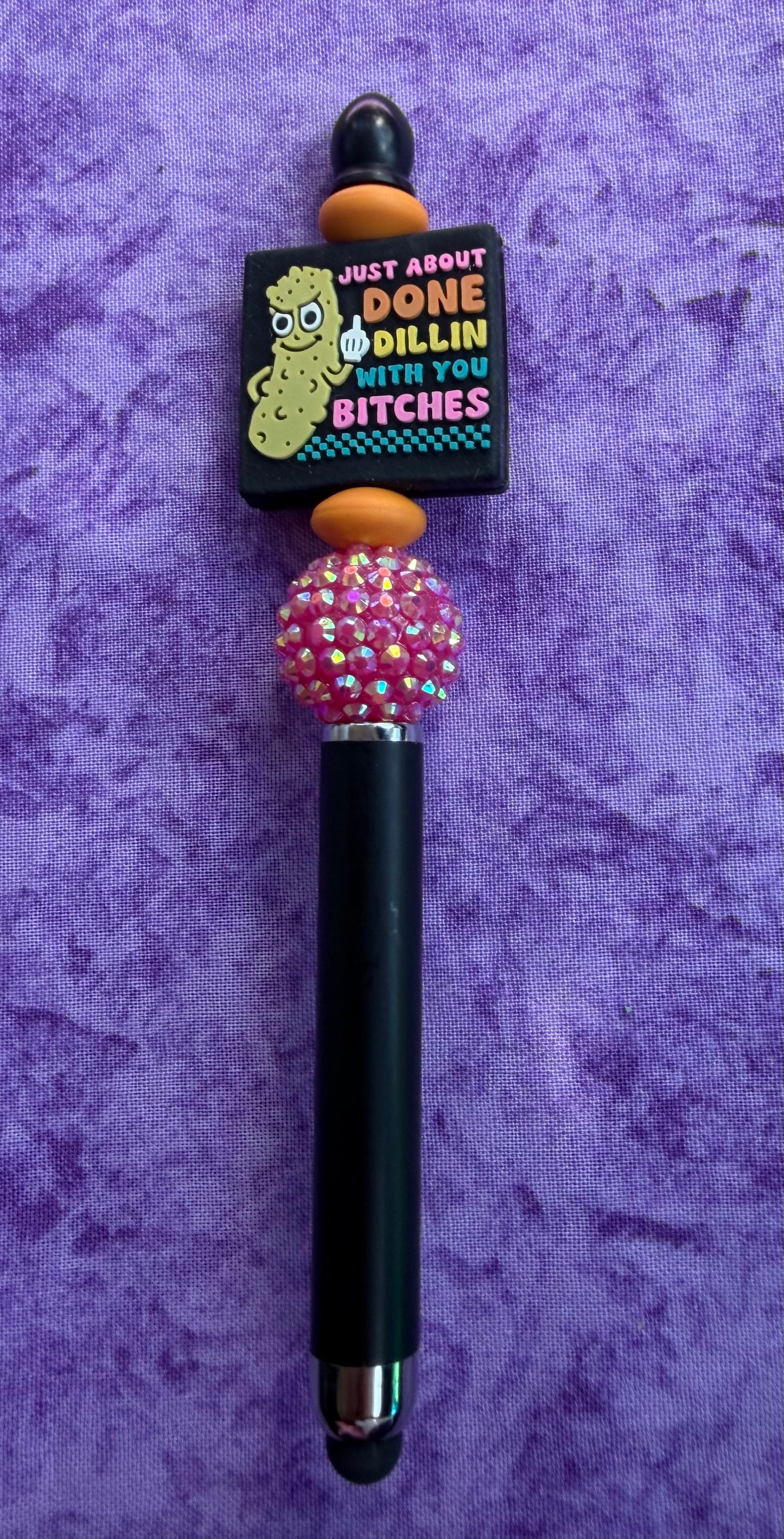 Pickle Attitude - Beaded Stylus