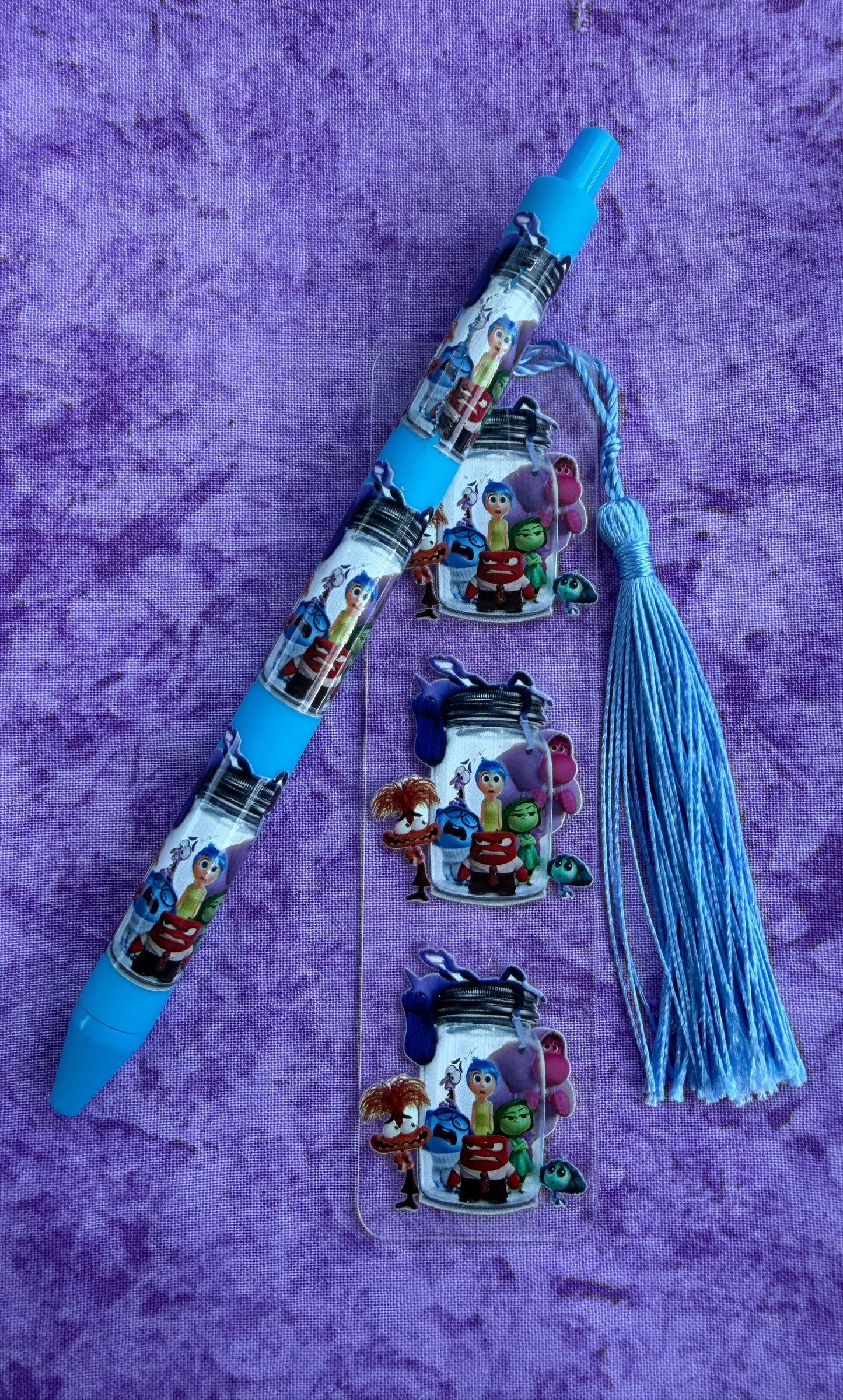 Emotion Kids Blue - Pen And Bookmark Set