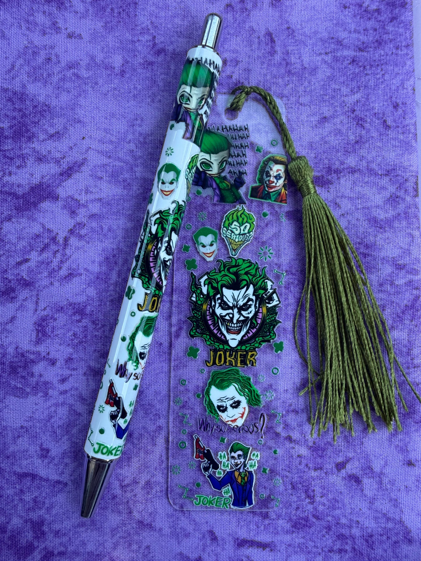 Funny Bad Guy - Pen And Bookmark Set