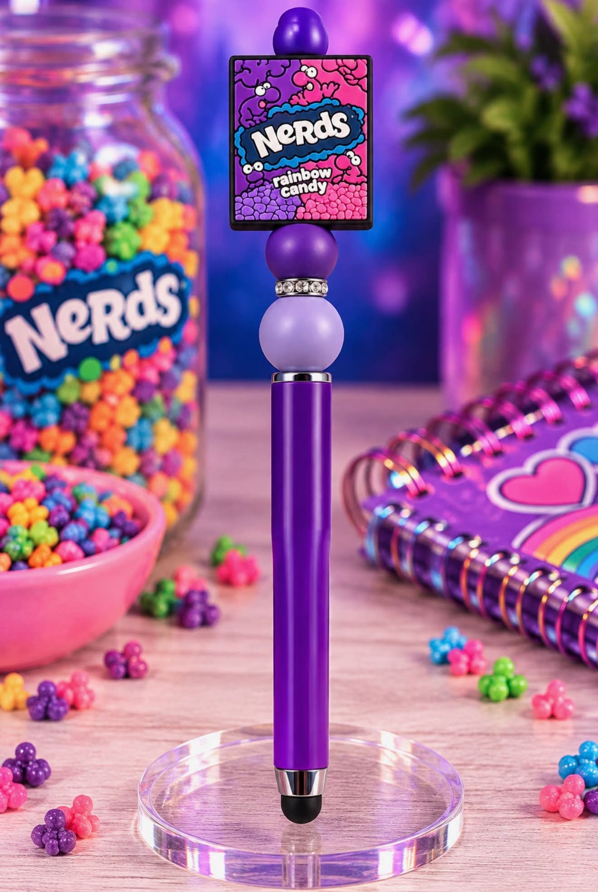 Purple & Pink Cnady - Purple Stylus