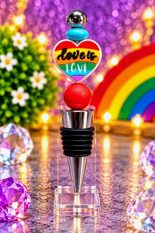 Love Is Love Red - Winestopper
