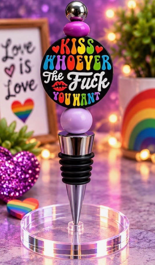 Kiss Whoever The F*ck You Want - Winestopper