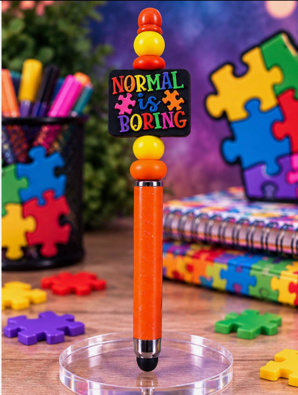 Normal Is Boring - Orange Stylus