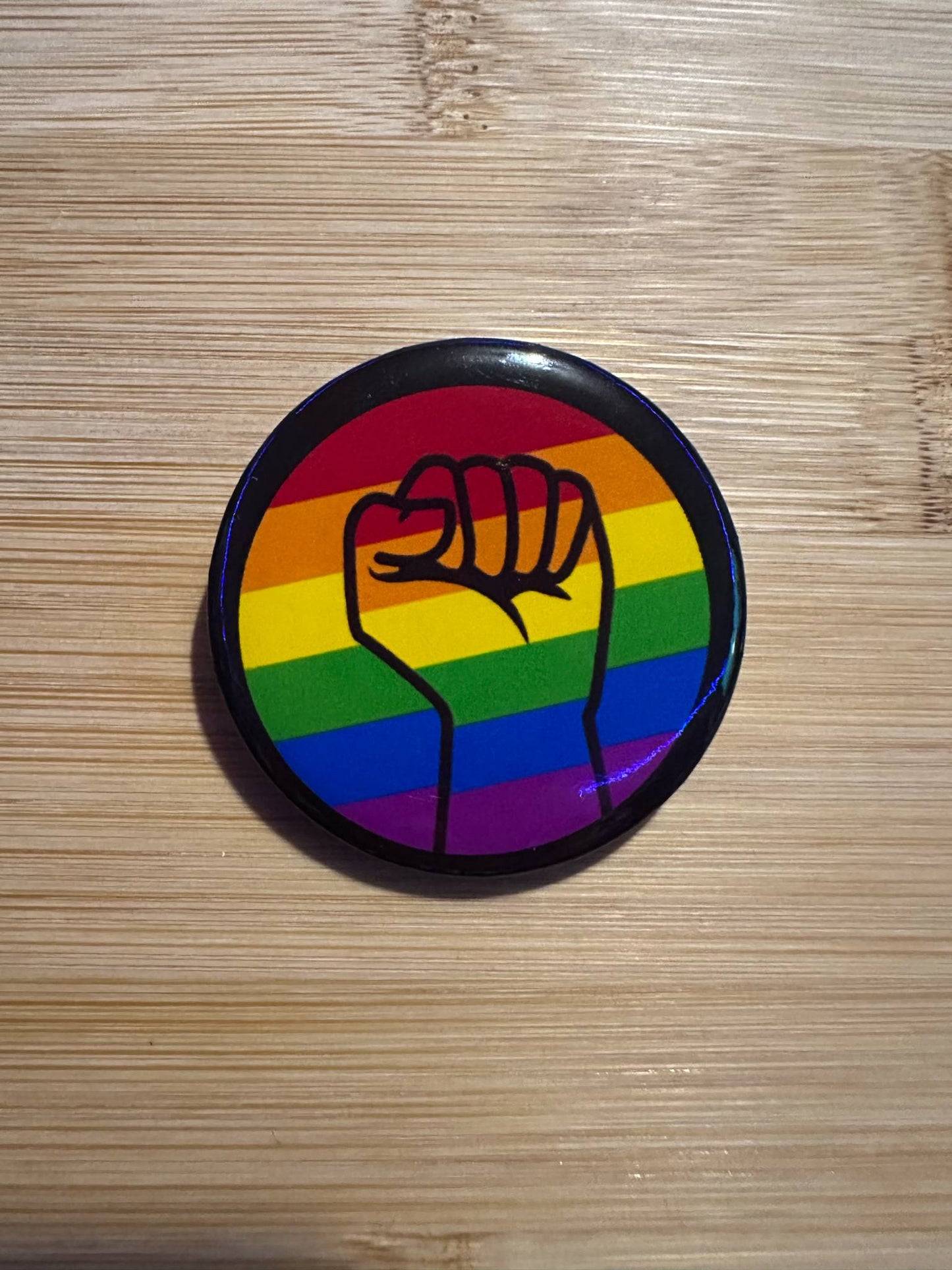 Rainbow Fist Pin