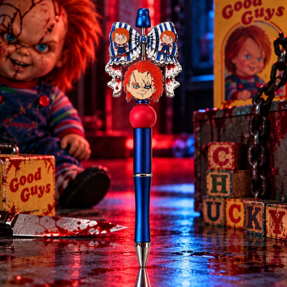 Scary Red Kid - Fidget Pen