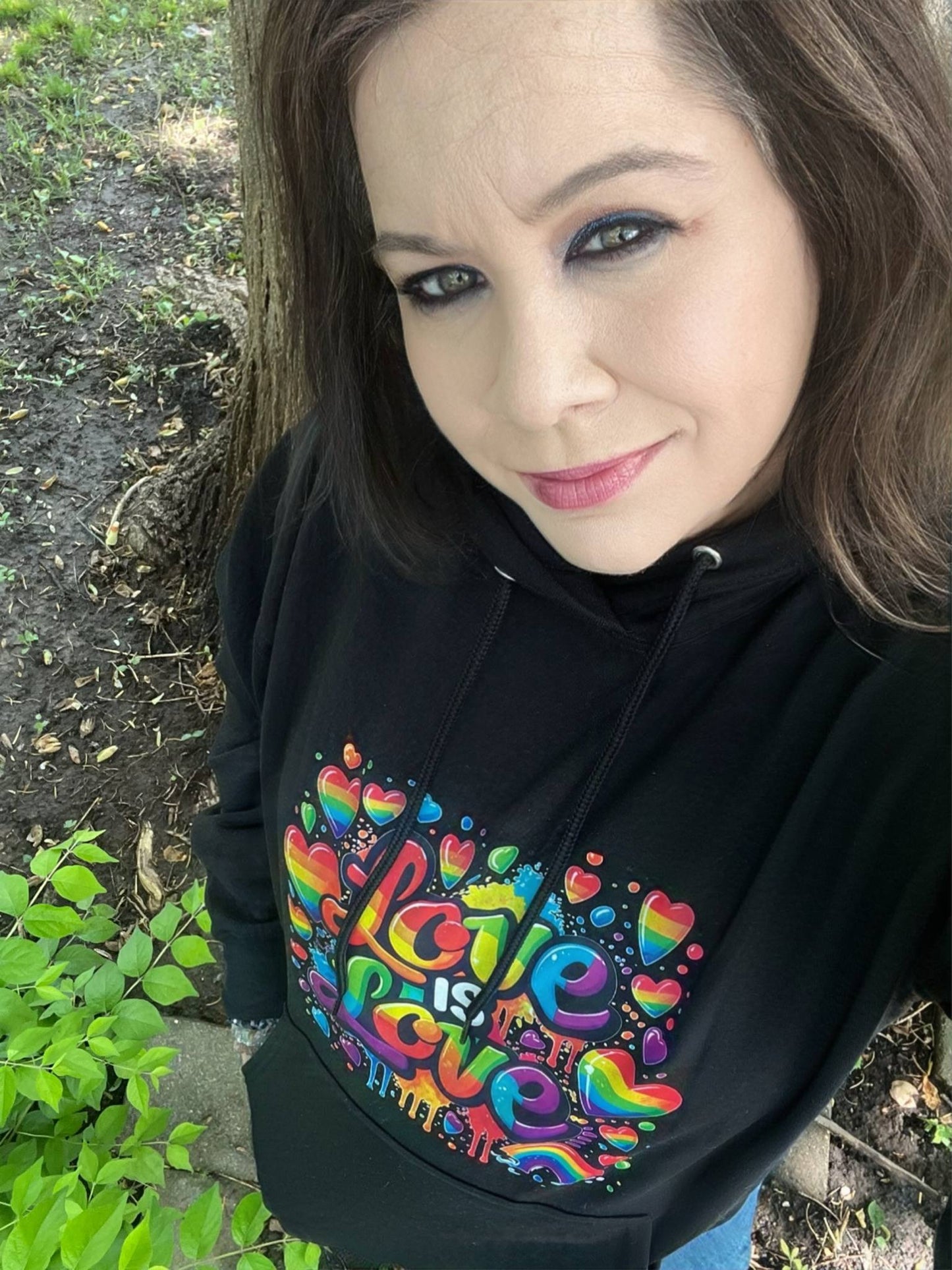 Love is Love Black Hoodie