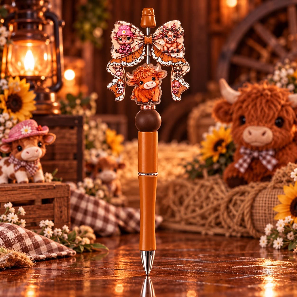 Pretty Cow Brown - Fidget Pen