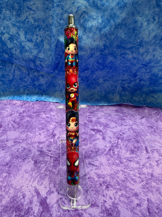 Cartoon superhero kids