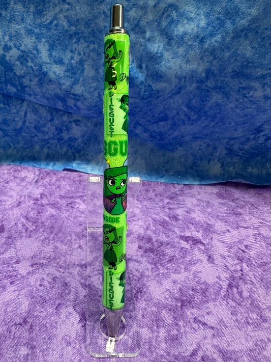 Light Green Pen - Glittery Pen