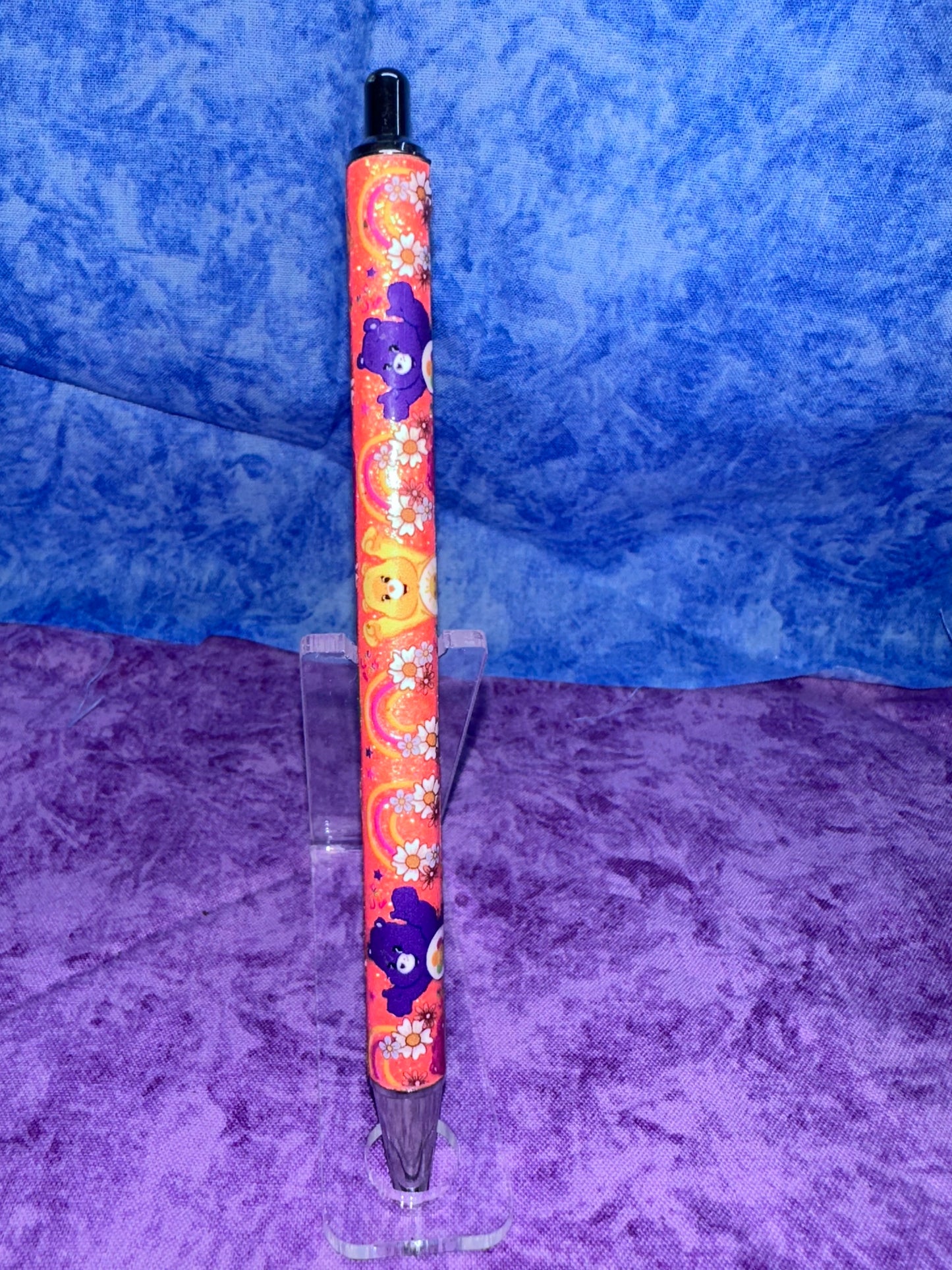 Colorful Bears Peach - Glittery Pen