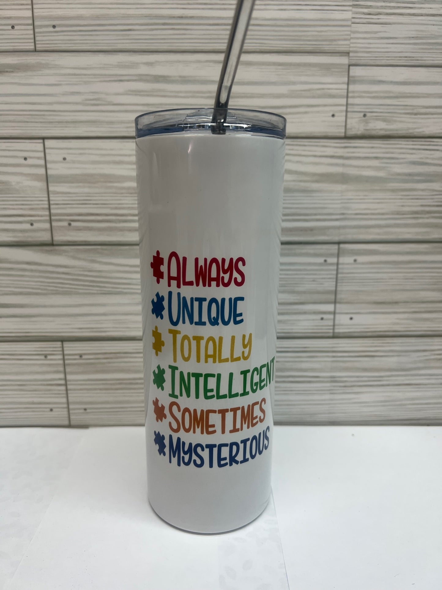 A.U.T.I.S.M  Insulated Stainless Steel 20 oz Tumbler