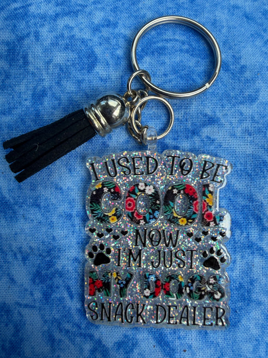 Just My Dogs Snack Dealer - Acrylic Keychain