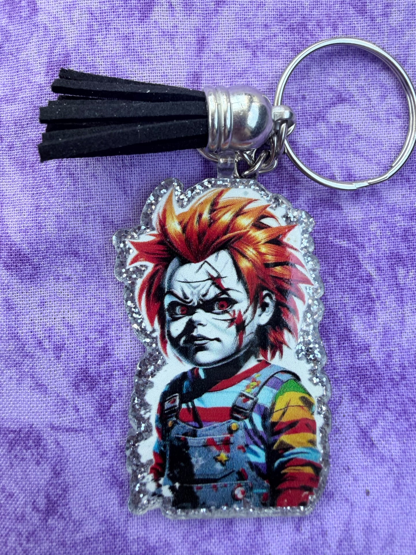 Scary Halloween Kid - Acrylic Keychain