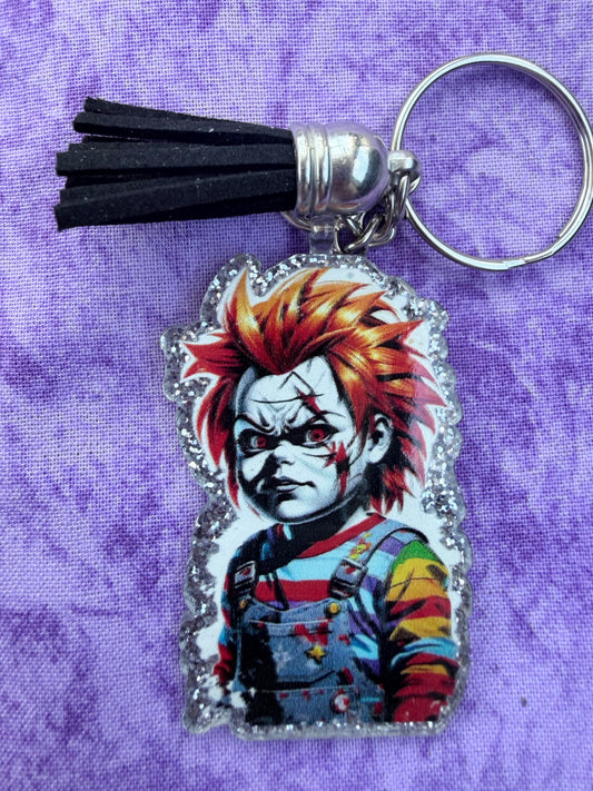 Scary Halloween Kid - Acrylic Keychain