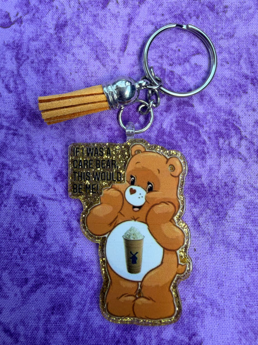 Cute Brown Bear - Acrylic Keychain
