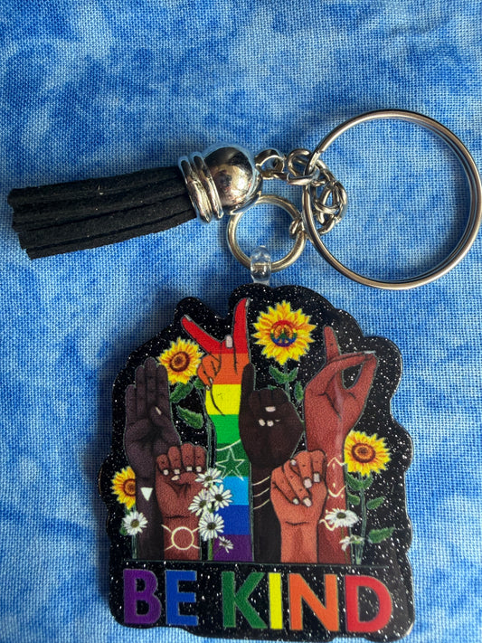 Be Kind Rainbow - Acrylic Keychain