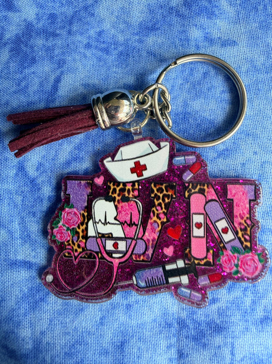 Nurse Pink - Acrylic Keychain