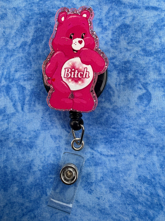 B*tch Pink Bear - Acrylic Reel