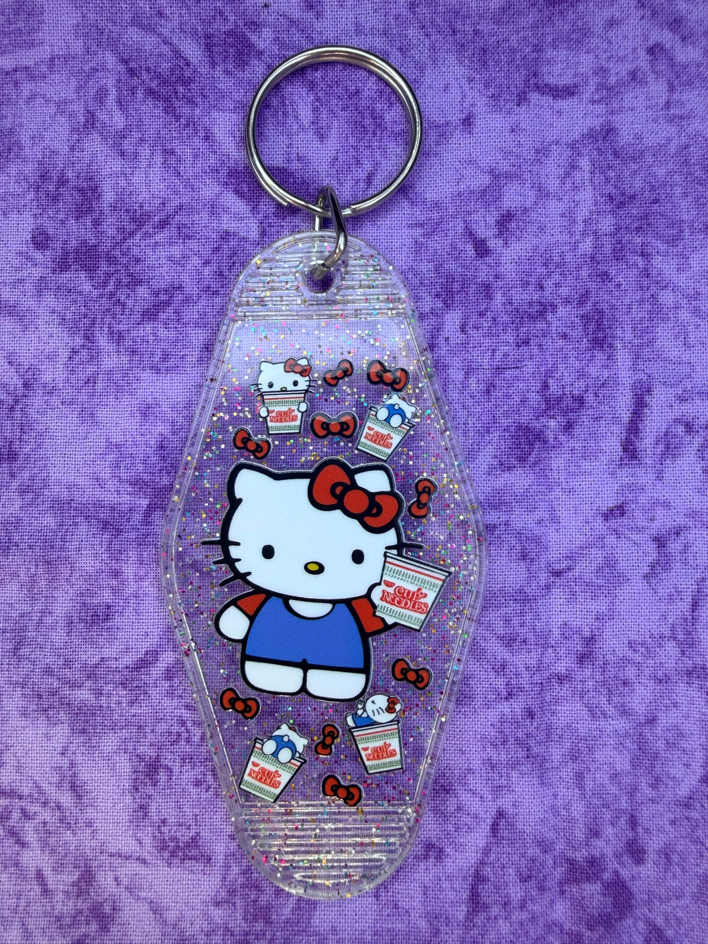 Cute Kitty Clear - Hotel Keychain