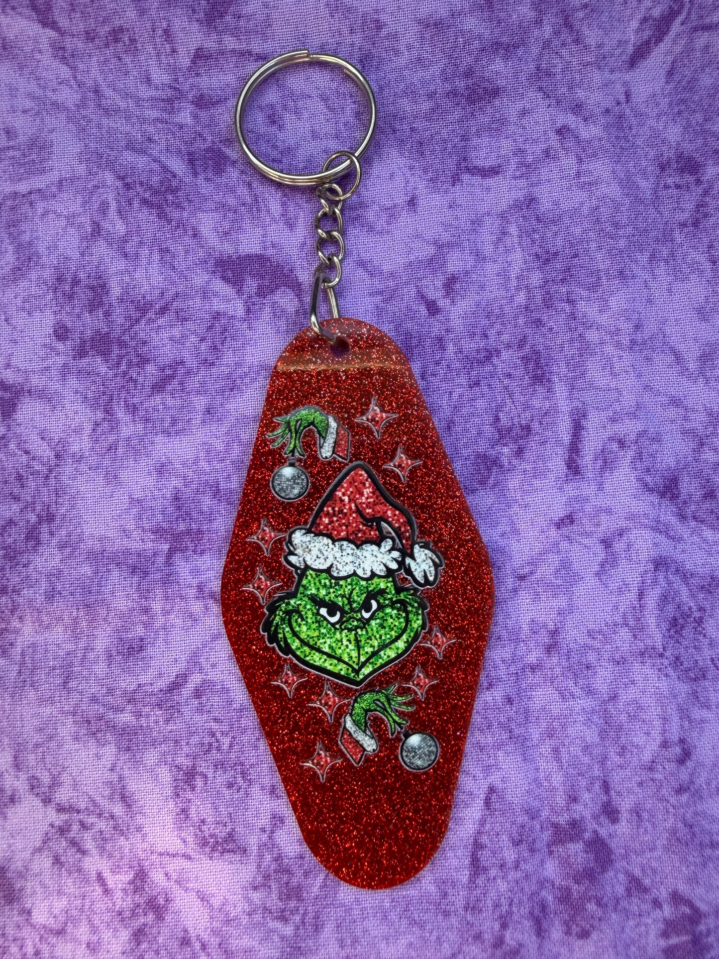 Green Guy Shiny Red - Hotel Keychain