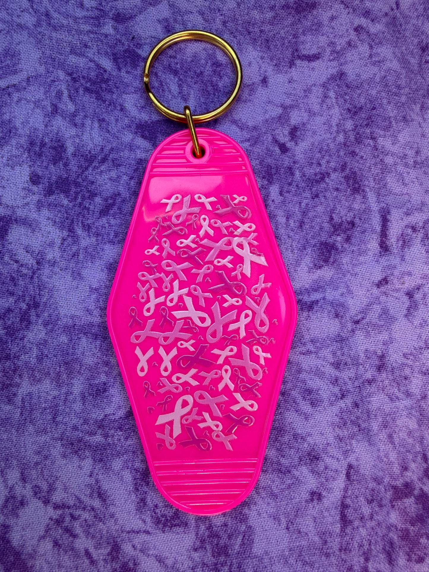 Breast Cancer Awareness - Hotel Keychain