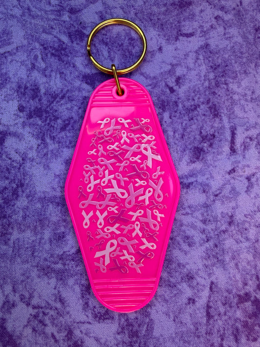 Breast Cancer Awareness - Hotel Keychain
