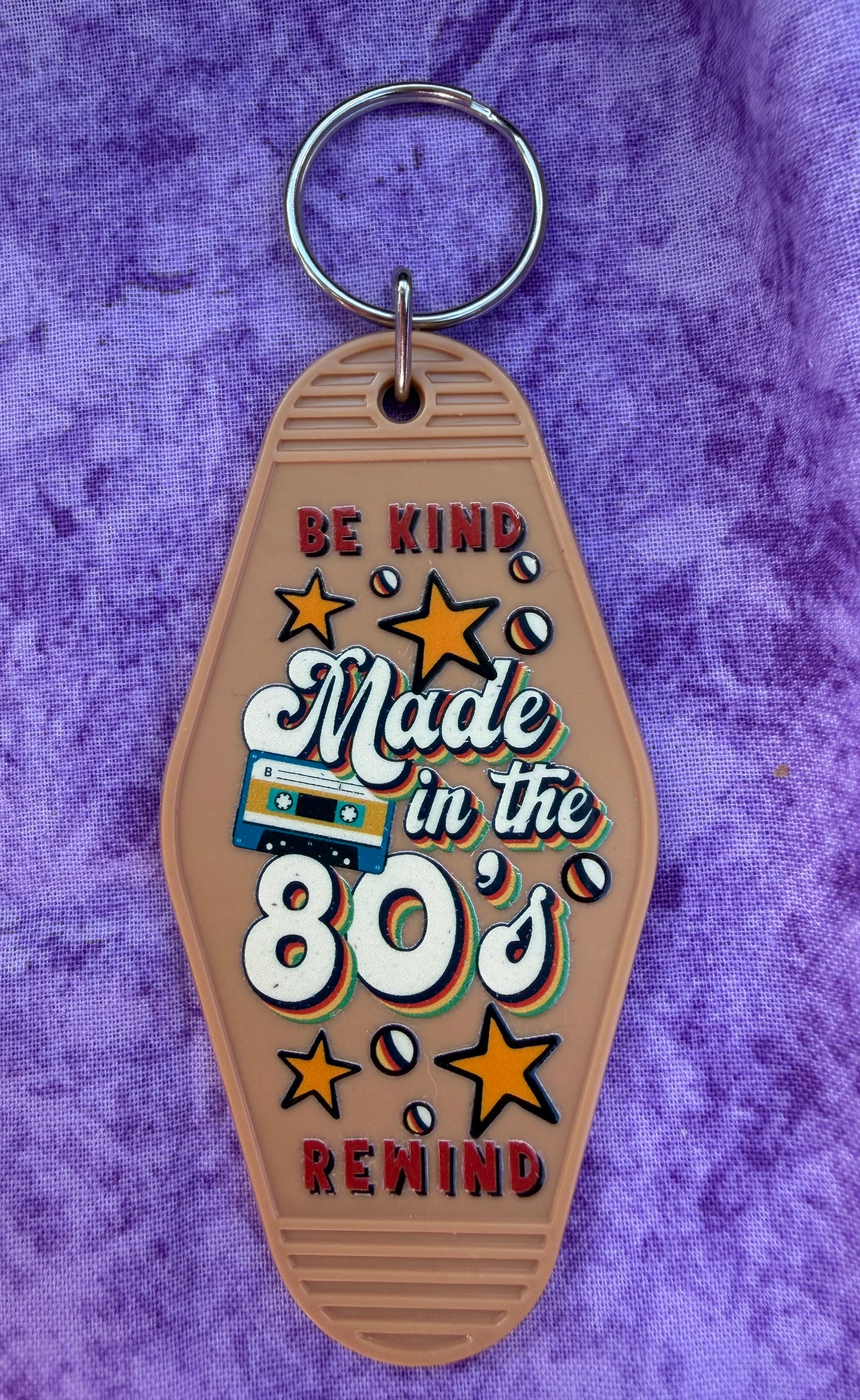Made In The 80s Brown - Hotel Keychain