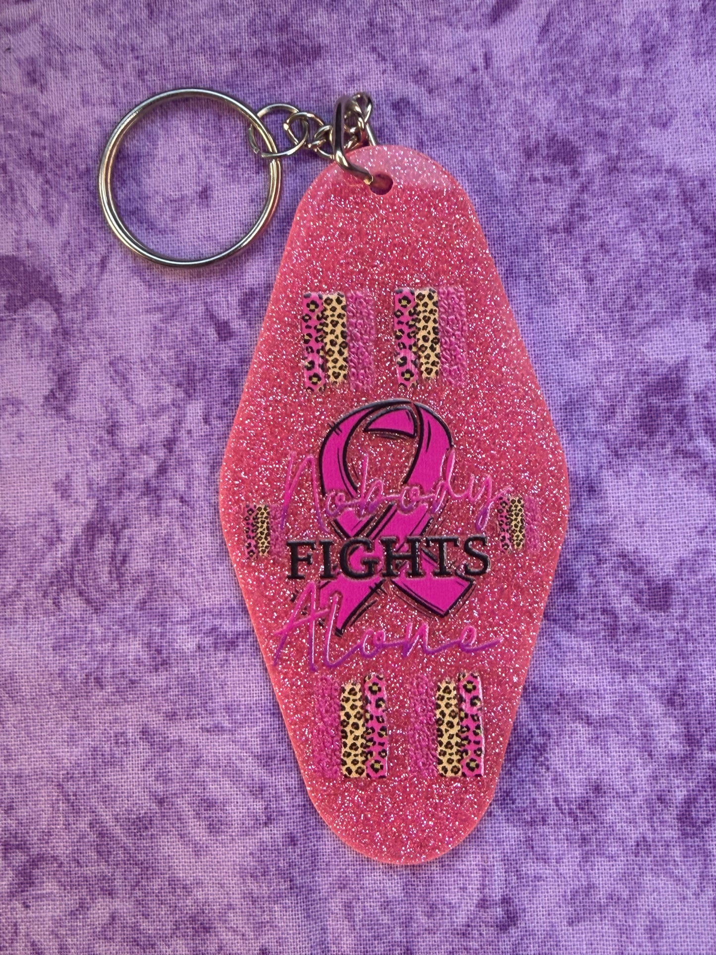 Nobody Fights Alone - Hotel Keychain