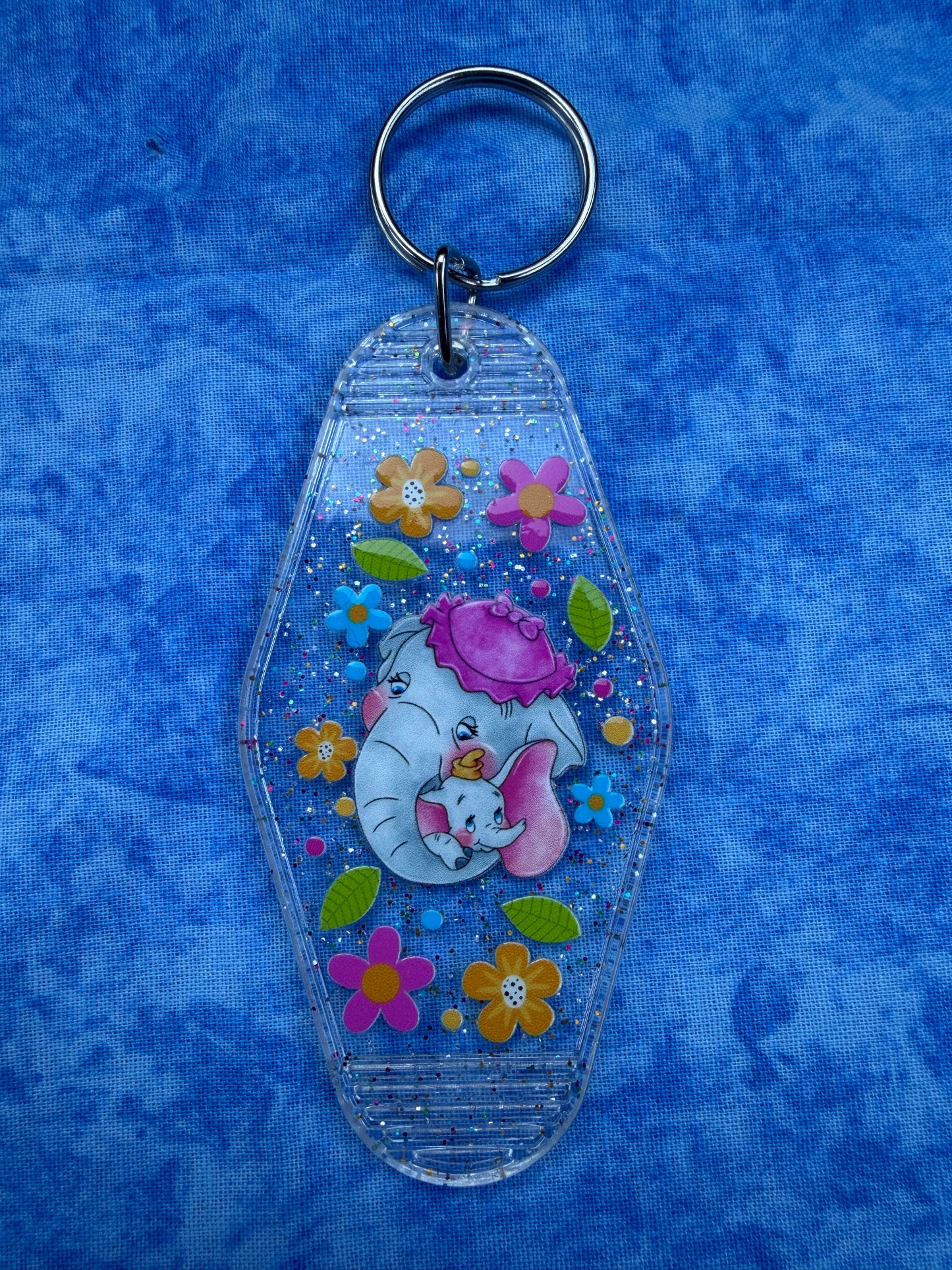 Cute Elephant Clear - Hotel Keychain