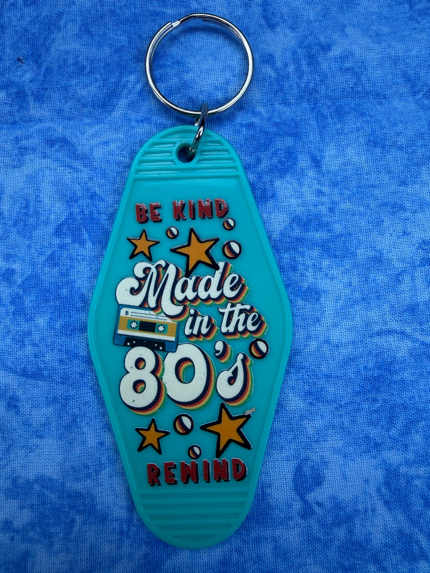 Made In The 80s Teal - Hotel Keychain