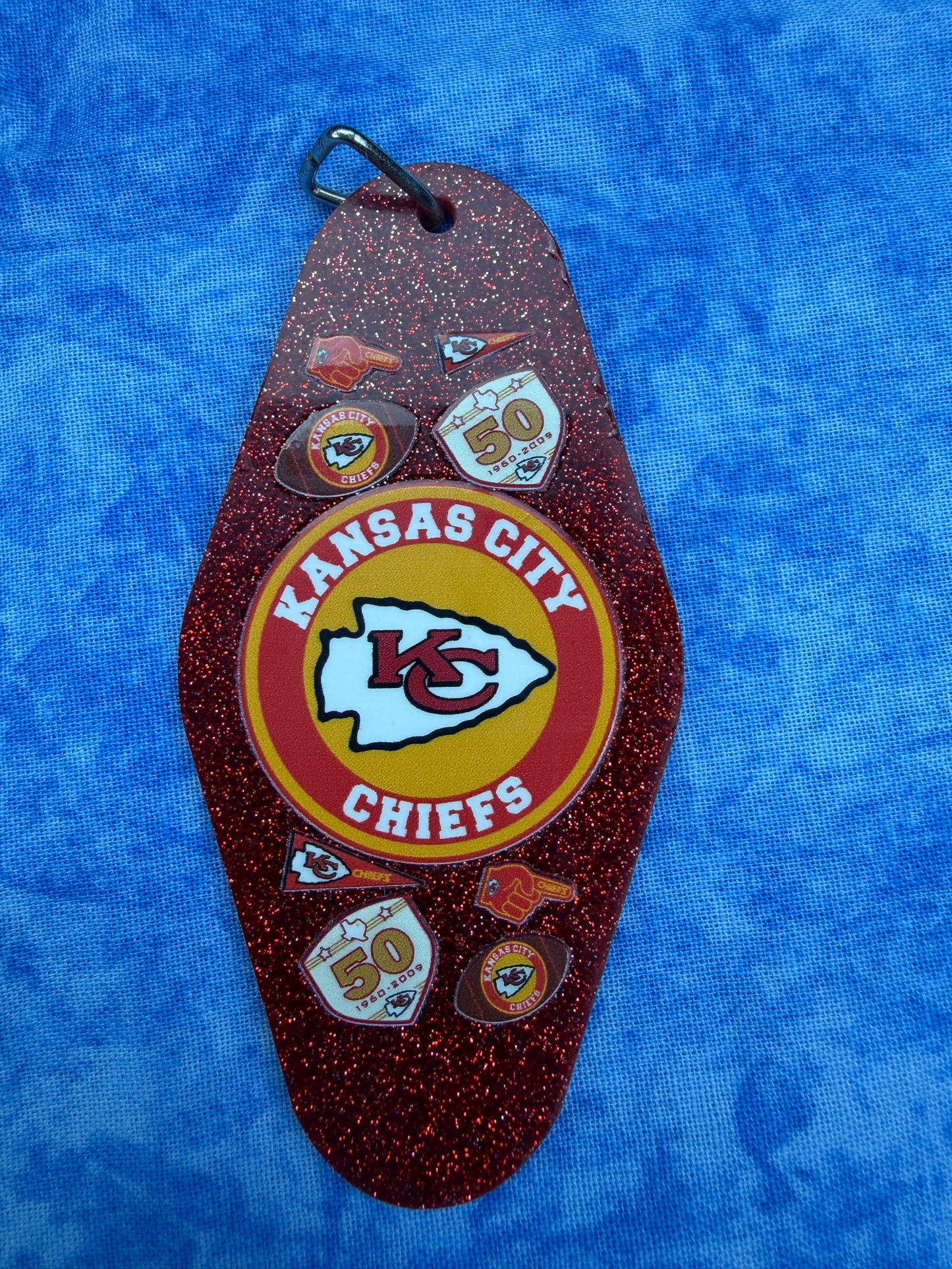 Sports Team Shiny Red - Hotel Keychain