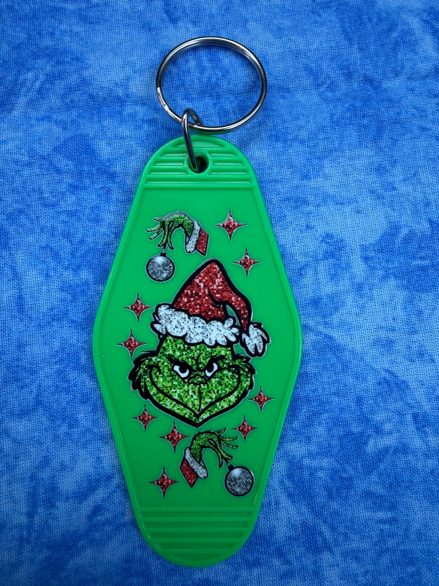 Green Grumpy Guy Green - Hotel Keychain