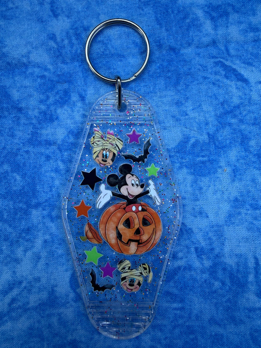 Cute Mouse Boy Clear - Hotel Keychain