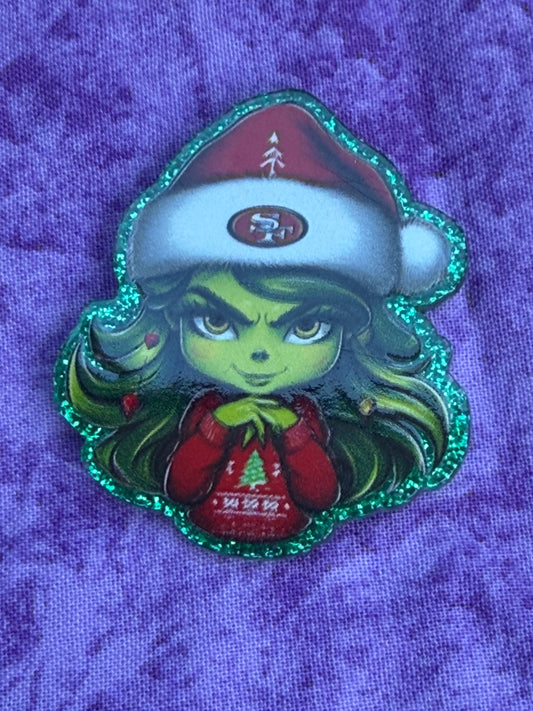 Green Girl - Acrylic Magnet