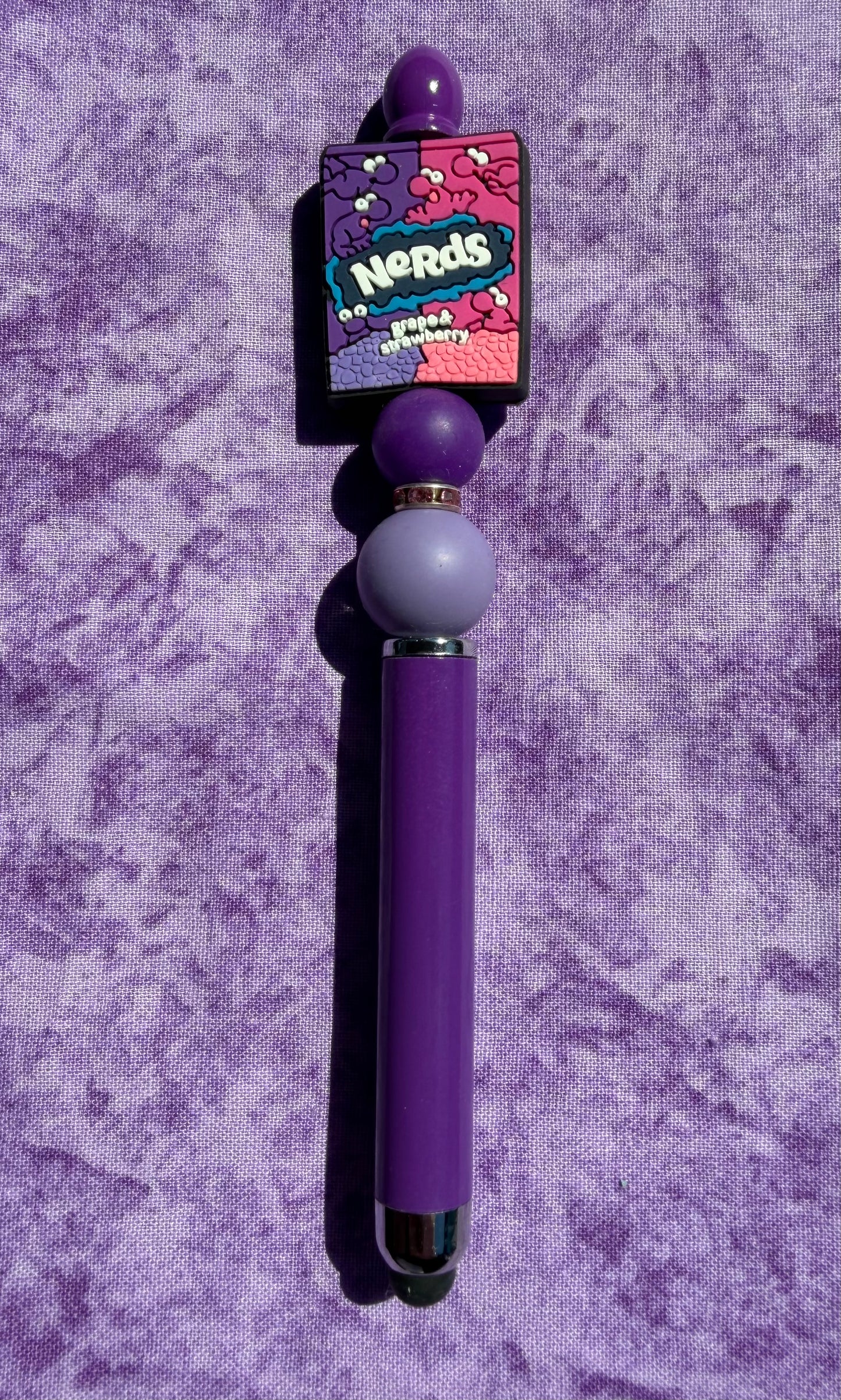 Candy Purple & Pink - Beaded Stylus