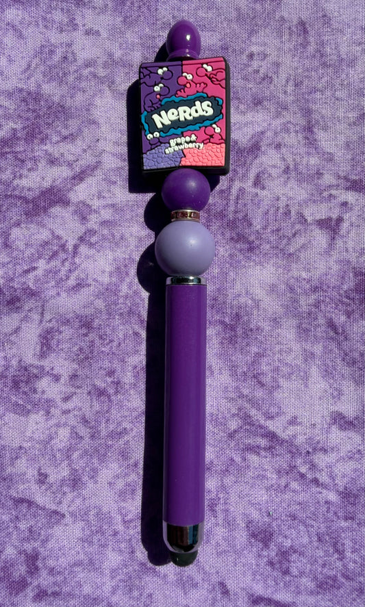 Candy Purple & Pink - Beaded Stylus