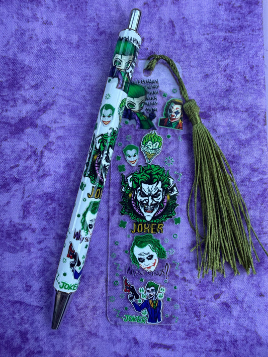 Funny Bad Guy - Pen And Bookmark Set