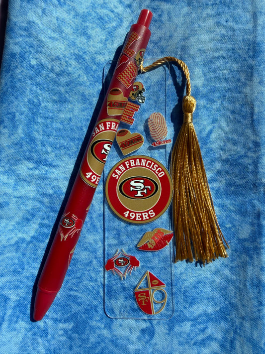 Football Team 2 - Pen And Bookmark Set