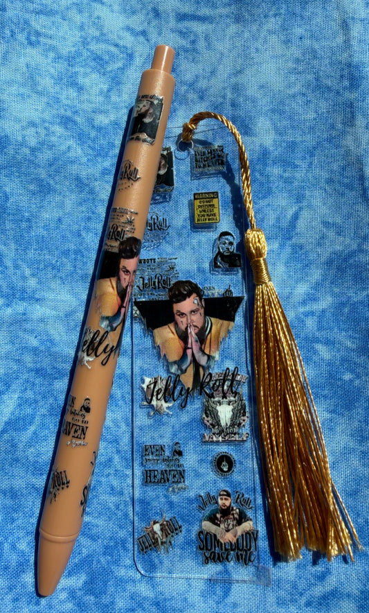 Male Singer - Pen And Bookmark Set