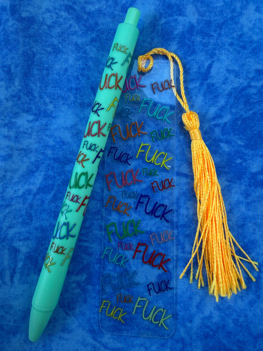 F*ck - Pen And Bookmark Set