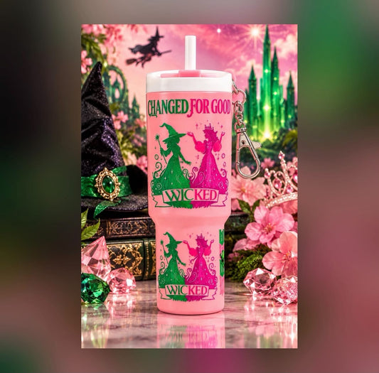 Witches For Good - Pink Mini Tumbler