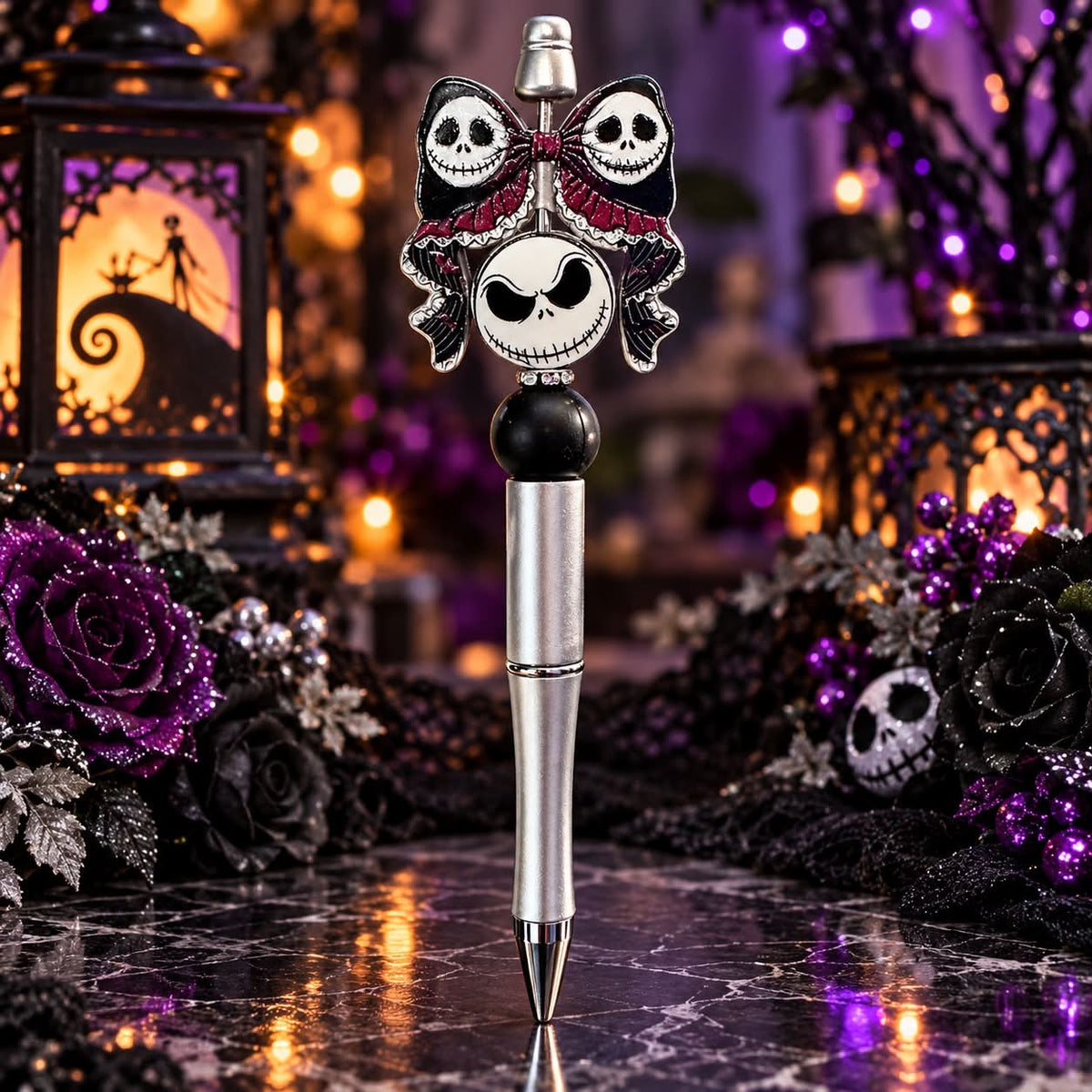 Black And White Skeleton - Fidget Pen