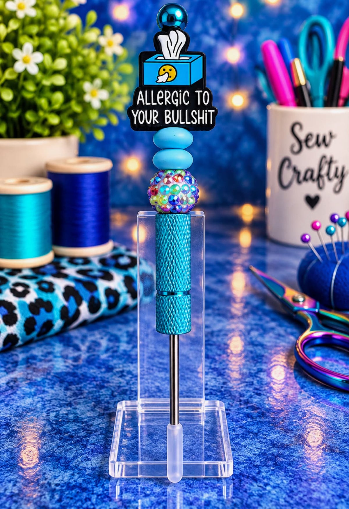 Allergic To Your B.S - Beaded Seam Ripper