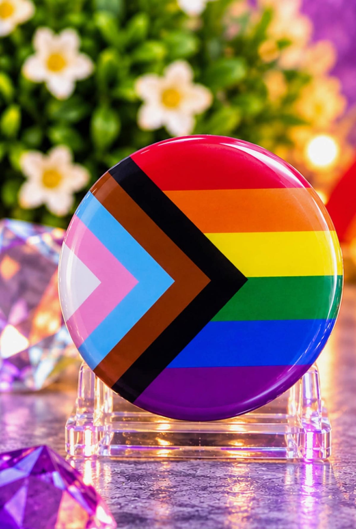 All Inclusive Flag Pin